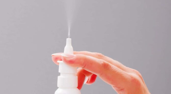 Nitric oxide nasal spray